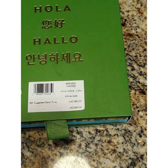 Kate Spade New York Mirror Ombre iPhone Xs Max Case, Silver - Picture 7 of 8